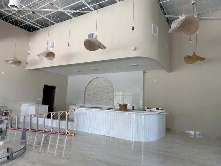 Service counter and millwork