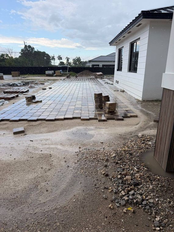 Paver driveway and flatwork