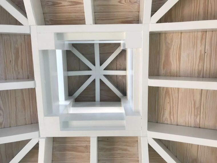 Coffered ceiling detail